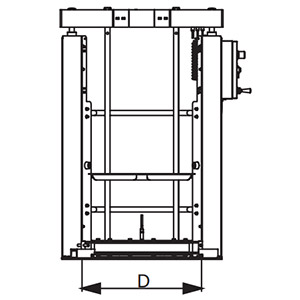 Dimensions for Lion™ Inductor, Double Post RAM